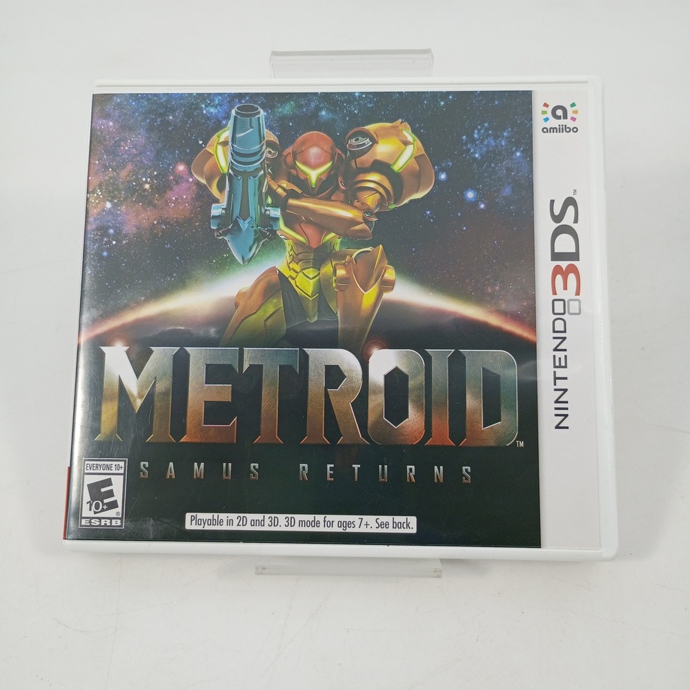 Metroid Samus Returns Nintendo 3DS Case and Insert Manual Only No Game 2017